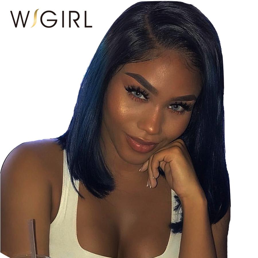 Diana Straight Hair Bob Wig With Baby Hair 6 14 Virgin Wig